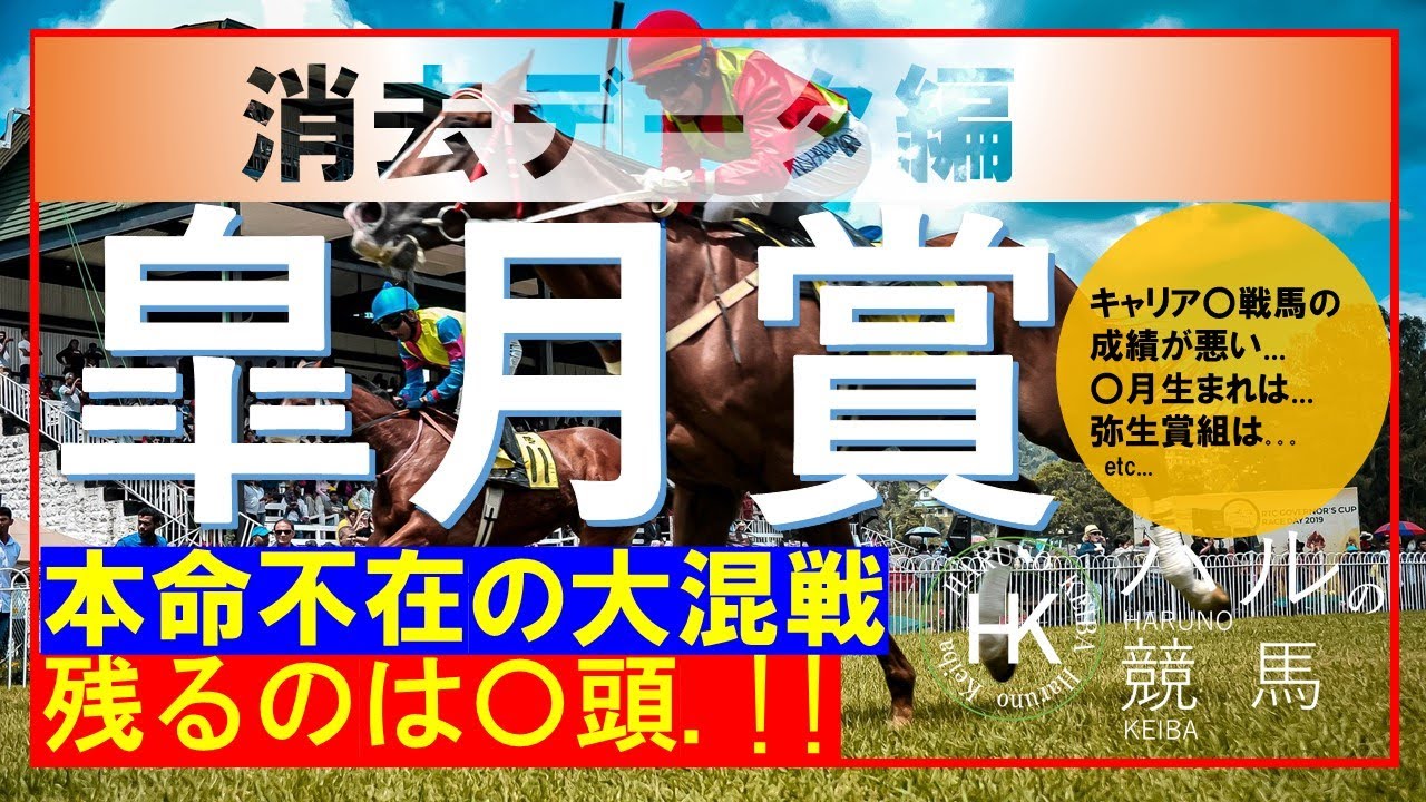 皐月賞2023　消去データ編！！真の主役不在の大混戦！！どの馬が生き残るのか...！？