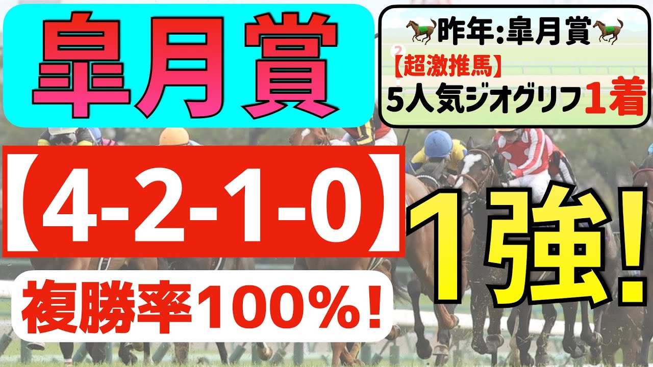 【皐月賞2023】断然1強「4-2-1-0」複勝率100％！1冠濃厚の激アツデータ発見！