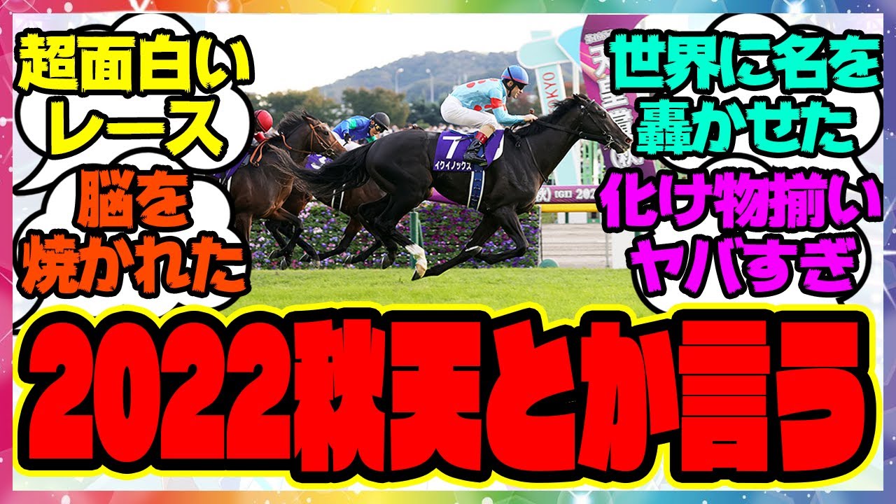 『2022秋天とか言う全てが詰まったレース』に対するみんなの反応集 まとめ ウマ娘プリティーダービー レイミン