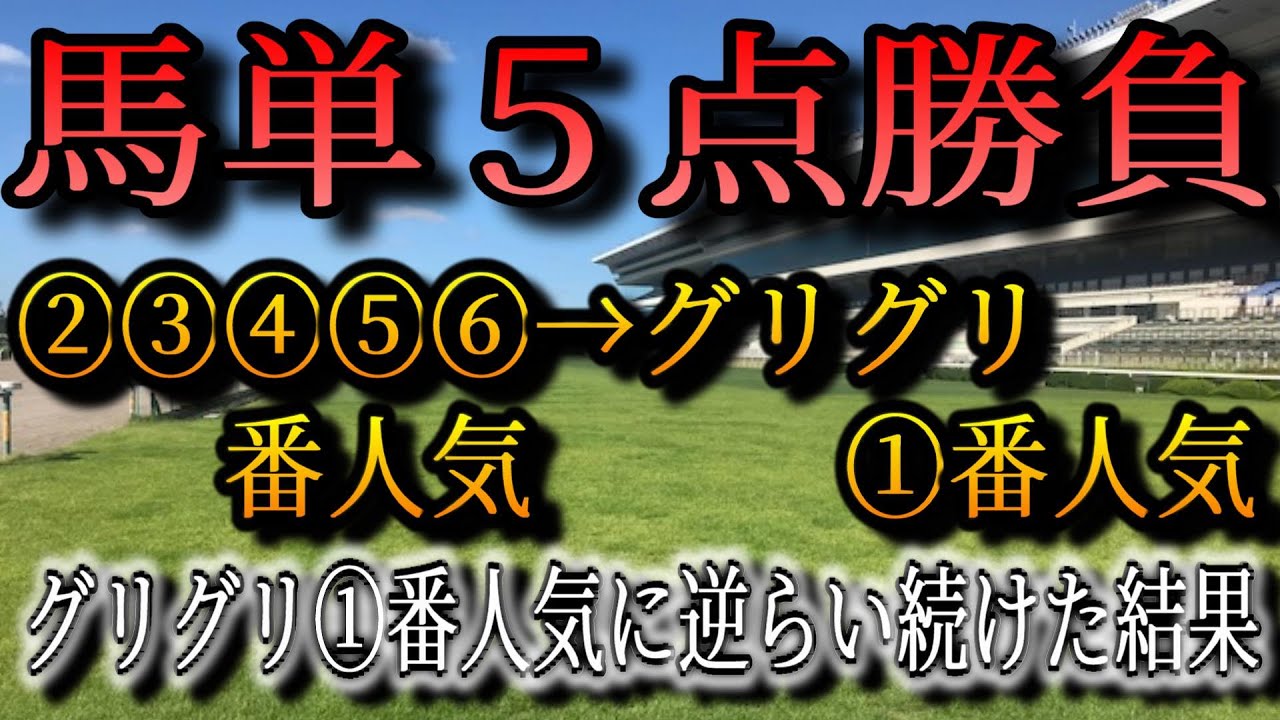 【競馬検証】②③④⑤⑥番人気→グリグリ①番人気　馬単５点勝負！　圧倒的に強い馬に逆らい続けてみた結果！【桜花賞】