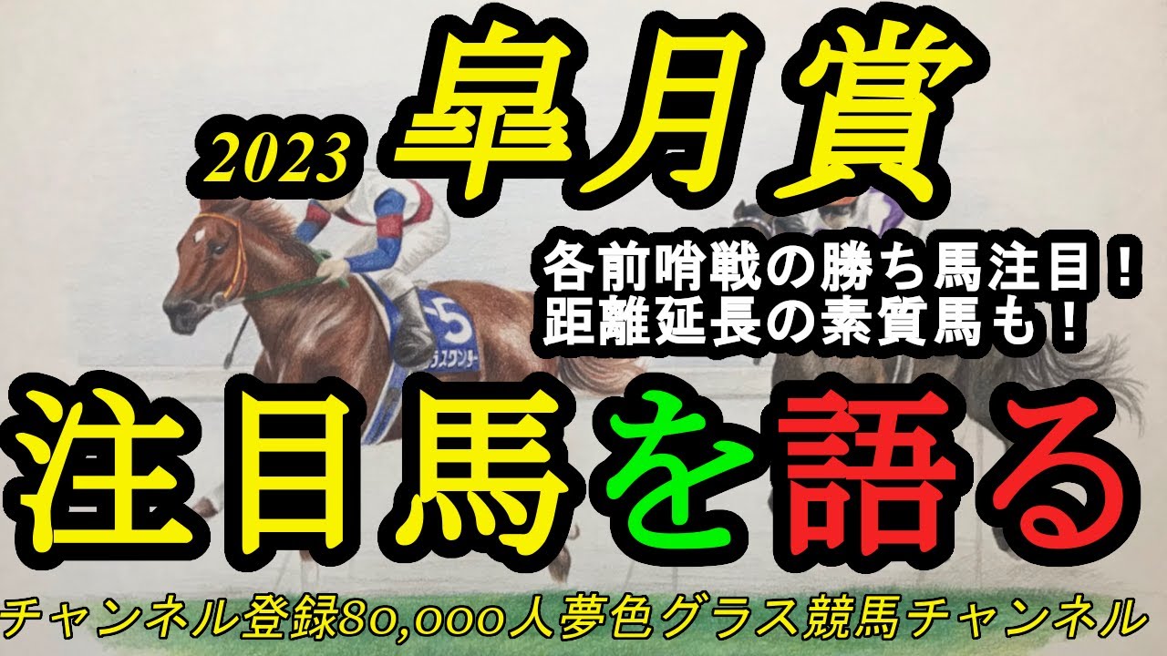 【注目馬を語る】2023皐月賞！各前哨戦の勝ち馬に思うこと！距離延長ダノンタッチダウン！