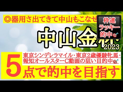 【中山金杯2023】◎器用さも出てきて本格化してきたあの馬に注目！