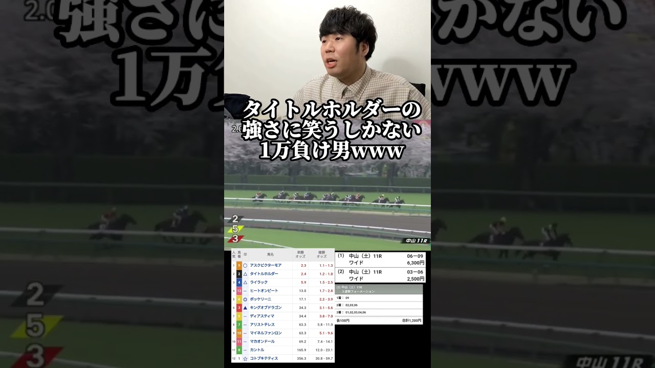 【強すぎ】タイトルホルダーの強さに笑うしかないwww#shorts#競馬#タイトルホルダー#日経賞