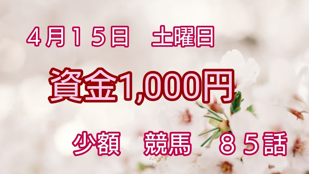 【競馬】雨の日は勝てる気がしないから少しの資金で遊ぼ〜♪久々旦那が休み。