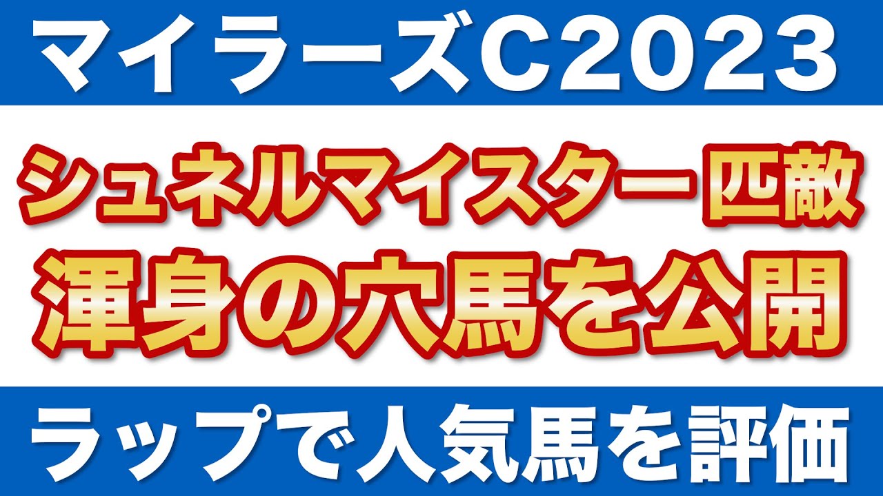 【マイラーズカップ2023 予想】シュネルマイスターに匹敵する評価！渾身の穴馬を公開！