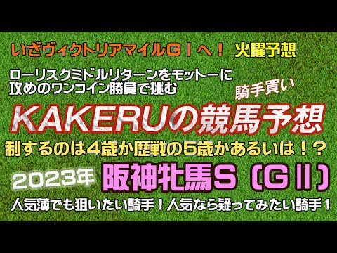 [2023 阪神牝馬S GⅡ 火曜予想] 人気薄でも狙いたい騎手！人気なら疑ってみたい騎手！ジョッキー徹底重視のKAKERUの競馬予想火曜版