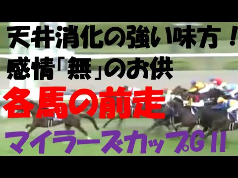 【競馬予想用】自分の為の各馬前走（天井のお供に） 読売マイラーズカップ 競馬編
