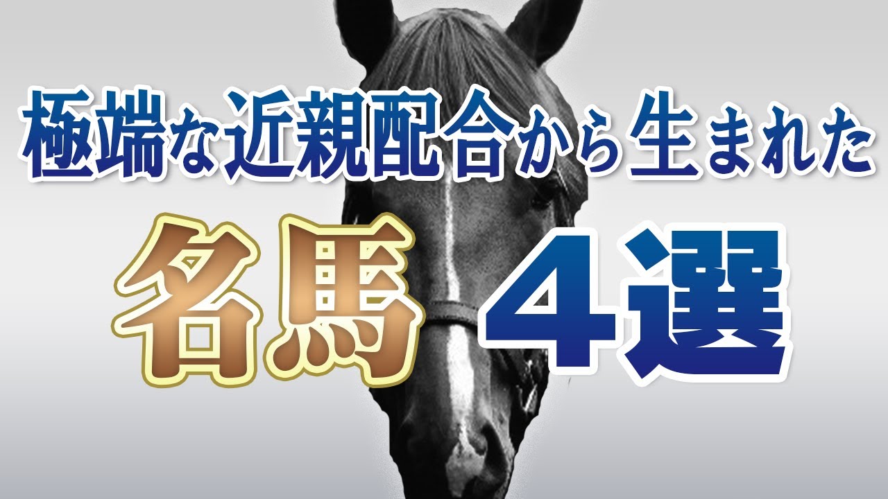 【競馬】「奇跡の血量」と聞いて頭に浮か名馬４選【インブリード】