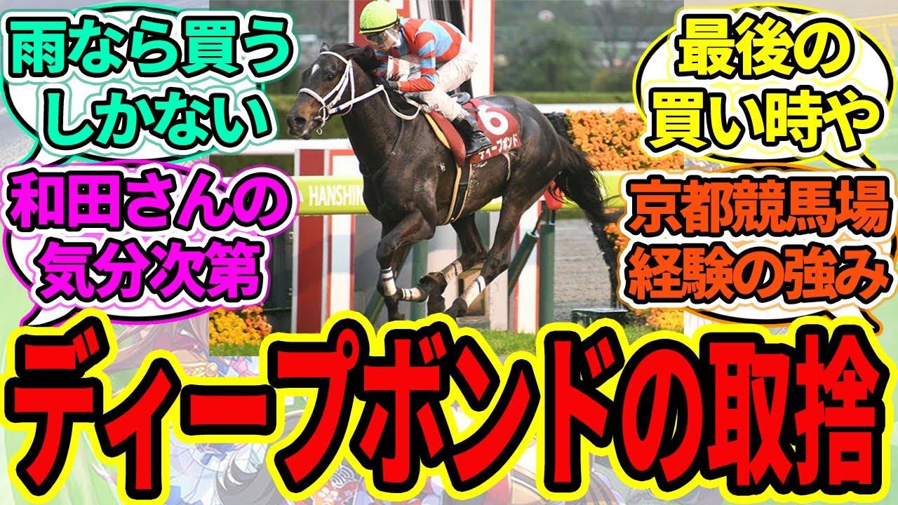 『ディープボンドの取捨』に対するみんなの反応【ウマ娘プリティーダービー 競馬の反応集】
