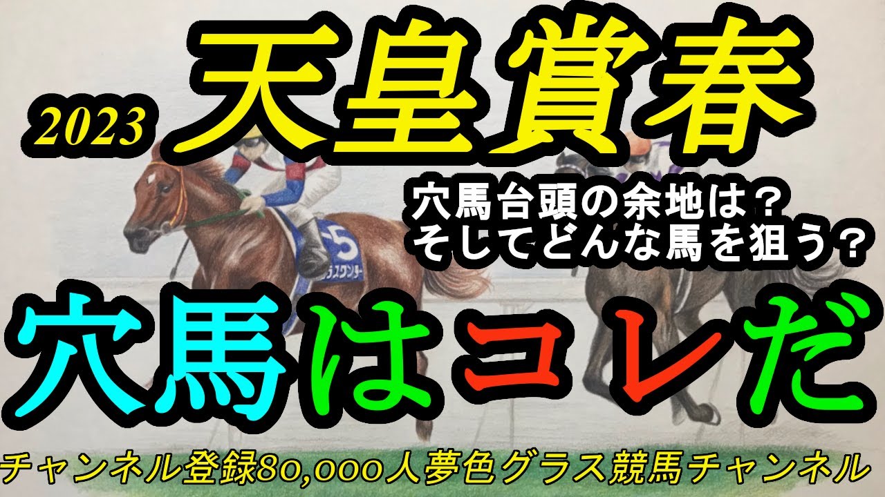 【穴馬はコレだ】2023天皇賞春！上位人気馬は隙のない面子！それでも穴の台頭余地は？そしてどんな馬が？