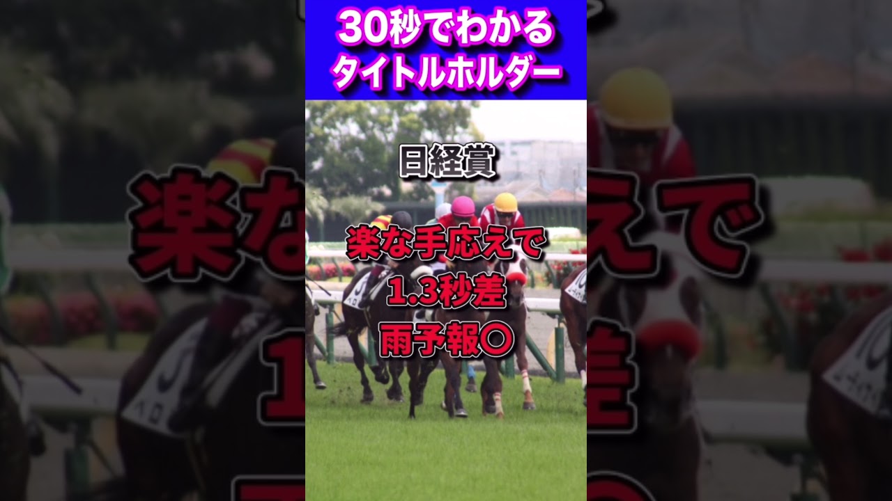 【天皇賞春2023】30秒でわかるタイトルホルダー