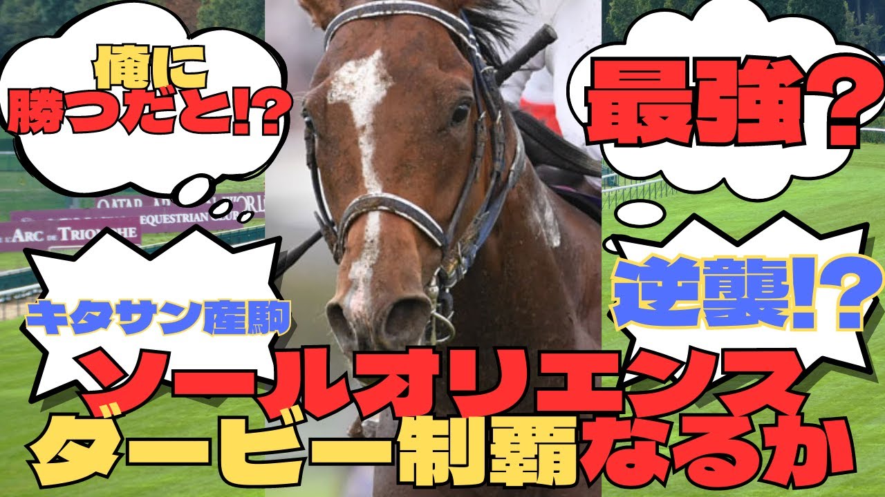 【競馬の反応集】「ソールオリエンス日本ダービーは確勝か!?逆襲の皐月賞組！青葉賞からの刺客は」キタサンブラック産駒スキルヴィングやタスティエーラ、ドゥラエレーデ、ファントムシーフなど