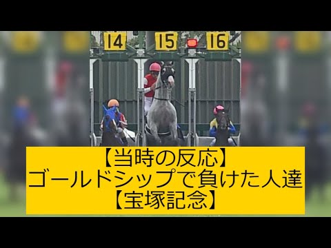 【当時の反応】ゴールドシップで負けた人達【宝塚記念】