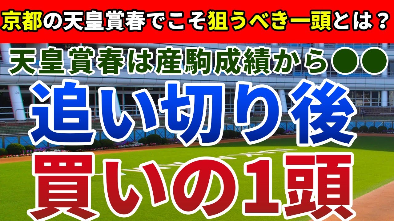 天皇賞春2023 追い切り後【買いの1頭】公開！馬場状態と産駒別成績を徹底検証！展開利も大きく、勝ち負け必至の一頭は？