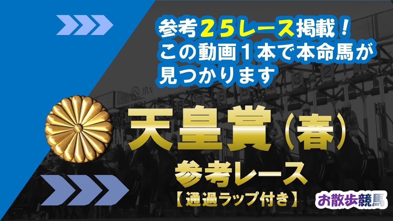 天皇賞（春） 参考レース（着順、通過ラップ付き）