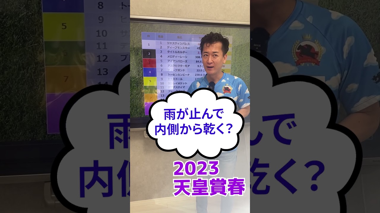 天皇賞春のワンポイント予想