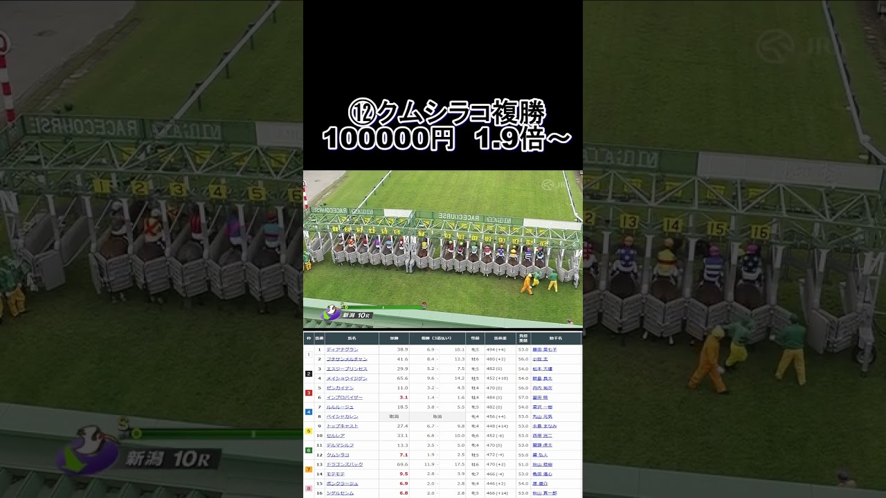 1分間で完結する競馬の大勝負！天皇賞春デー編 #Shorts