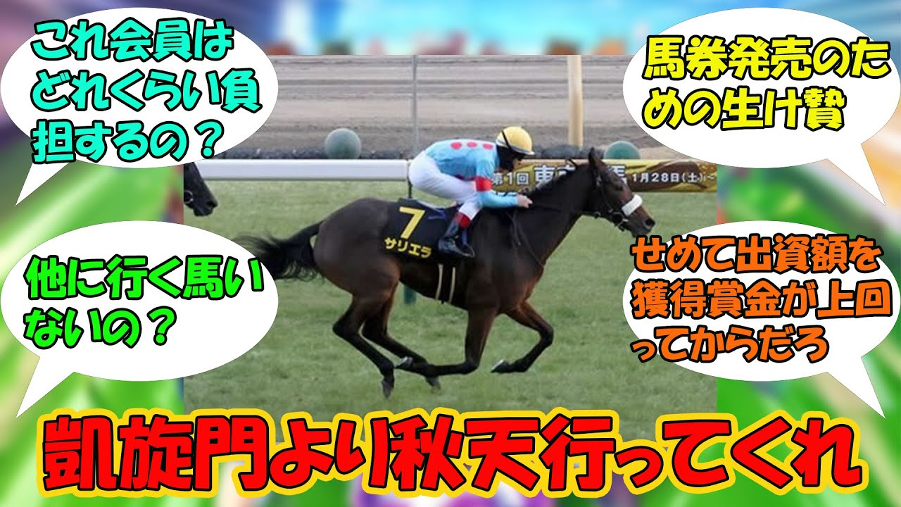 【競馬の反応集】「サリエラが凱旋門賞に登録へ」に対する視聴者の反応集