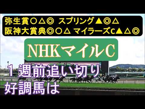 NHKマイルカップ2023　１週前追い切り　マイル路線も混戦模様。