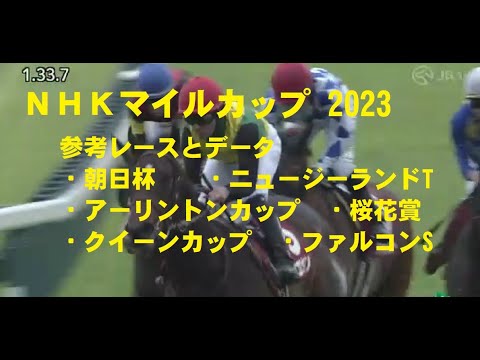 【ＮＨＫマイルカップ2023】参考レースとデータ。ニュージーランドトロフィー、アーリントンカップ、ファルコンステークス、朝日杯、桜花賞など。難解なレース。競馬予想の参考になれば嬉しいです。