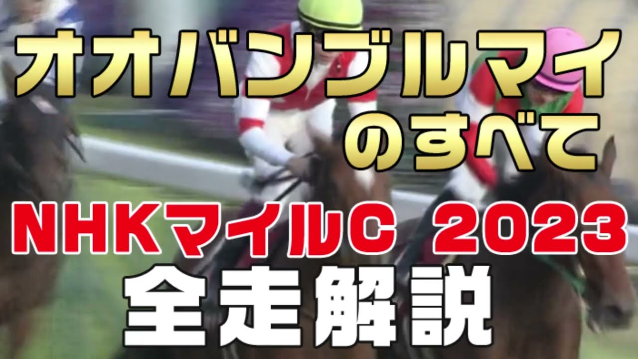 【オオバンブルマイのすべて】（NHKマイルカップ2023）新馬戦から前走までのレースぶりを振り返ってみました