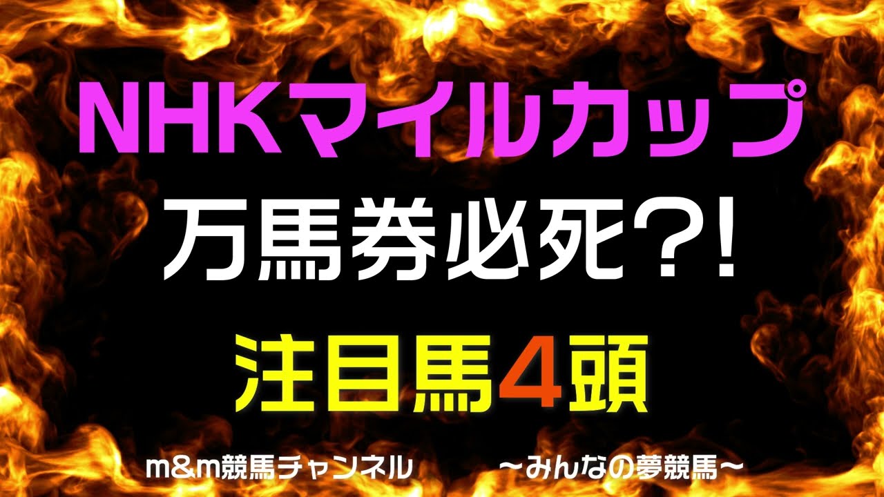 NHKマイルカップ2023　注目馬4頭紹介　競馬予想