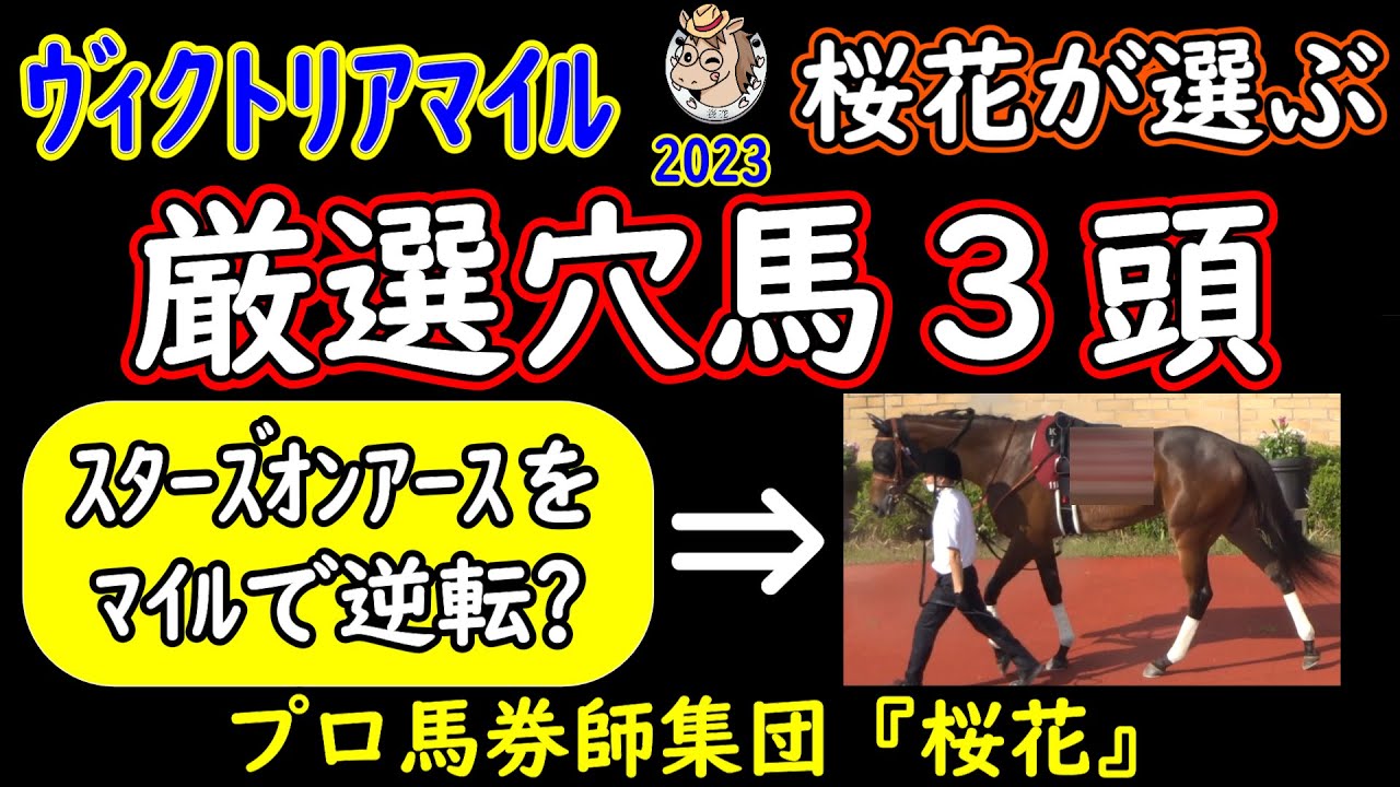 ヴィクトリアマイル2023桜花が選ぶ厳選穴馬３頭！中距離でネームバリューのある馬に人気が集まりやすいレースの中で実力的に盲点となっている穴馬をプロ馬券師集団桜花が紹介する！