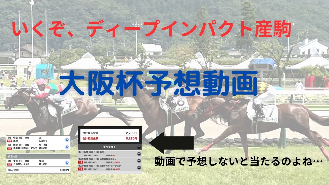 G1予想動画（大阪杯）