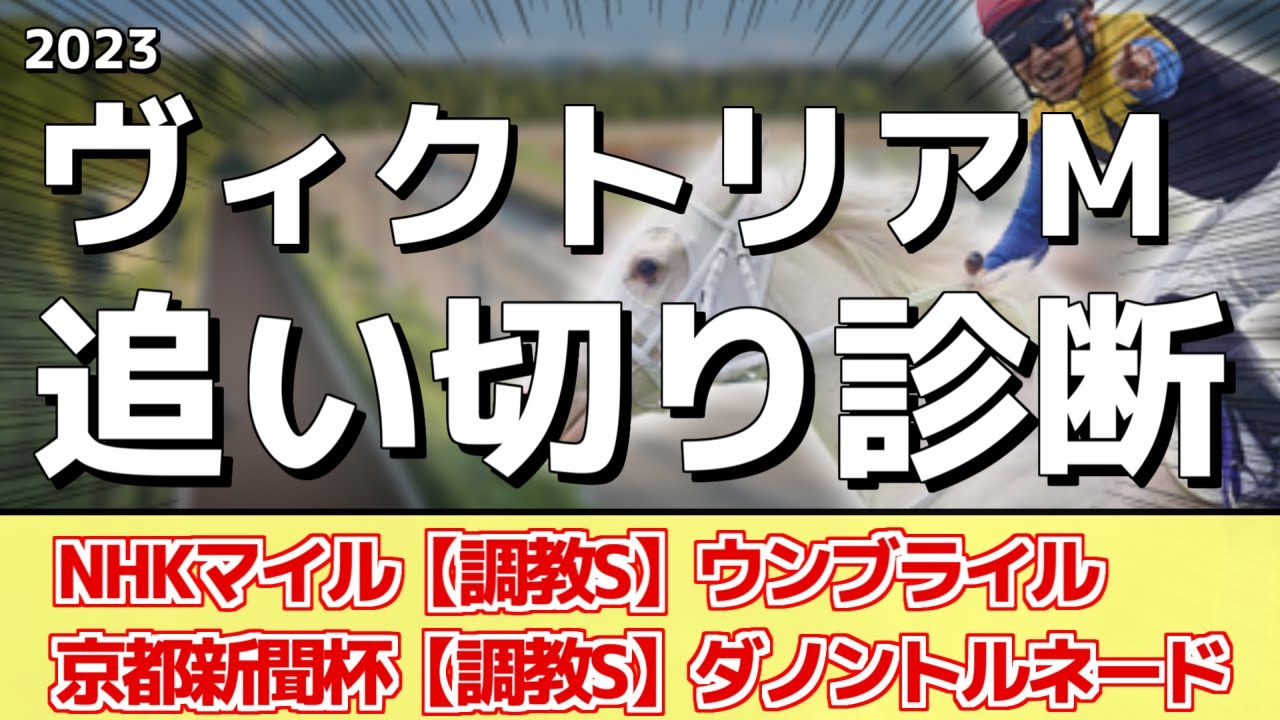追い切り徹底解説！【ヴィクトリアマイル2023】スターズオンアース、ソダシなどの状態はどうか？調教S評価は2頭！