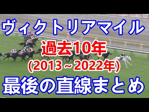 【競馬】ヴィクトリアマイル（2013～2022年）最後の直線まとめ