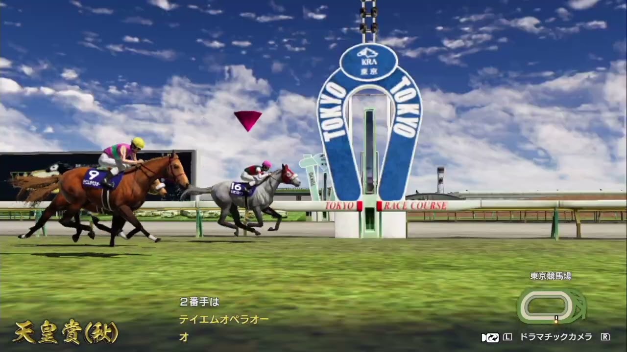 【ウイポ10】オユサンカーラ 天皇賞・秋 VSオペラオー＆デジタル