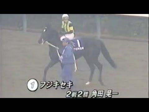 第４６回　朝日杯３歳ステークス（ＧⅠ）　本馬場入場　1994.12.11　出走馬：フジキセキ 、スキーキャプテン、コクトジュリアン、マイティーフォース、トウショウフェノマ、ブイマシン、マイネルガーベ他