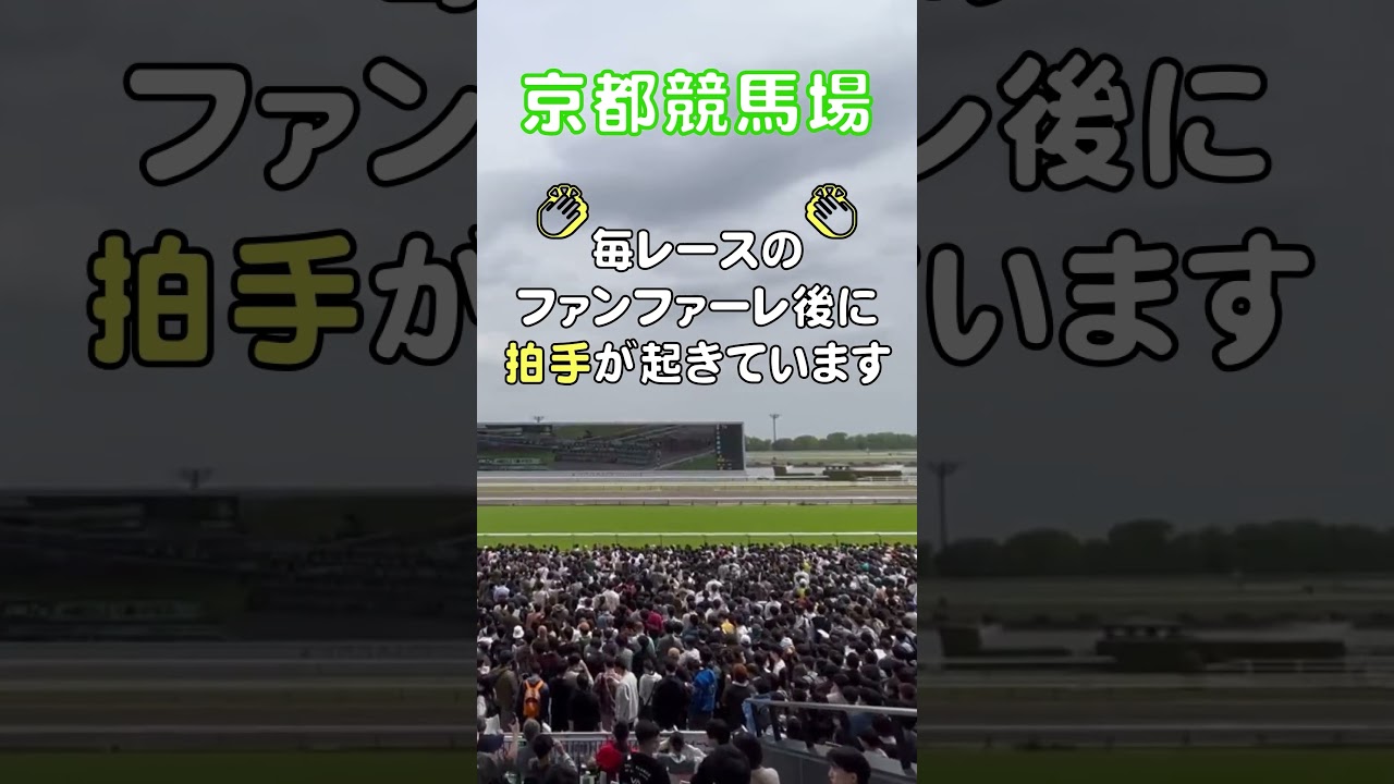 天皇賞の日、一般レースのファンファーレ #shorts