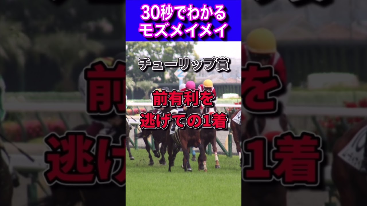 【桜花賞2023】30秒でわかるモズメイメイ