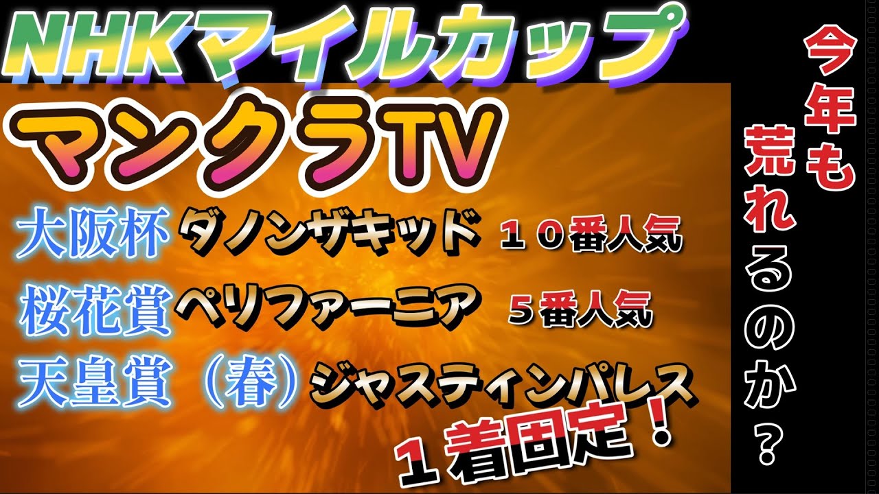 NHKマイルカップ予想