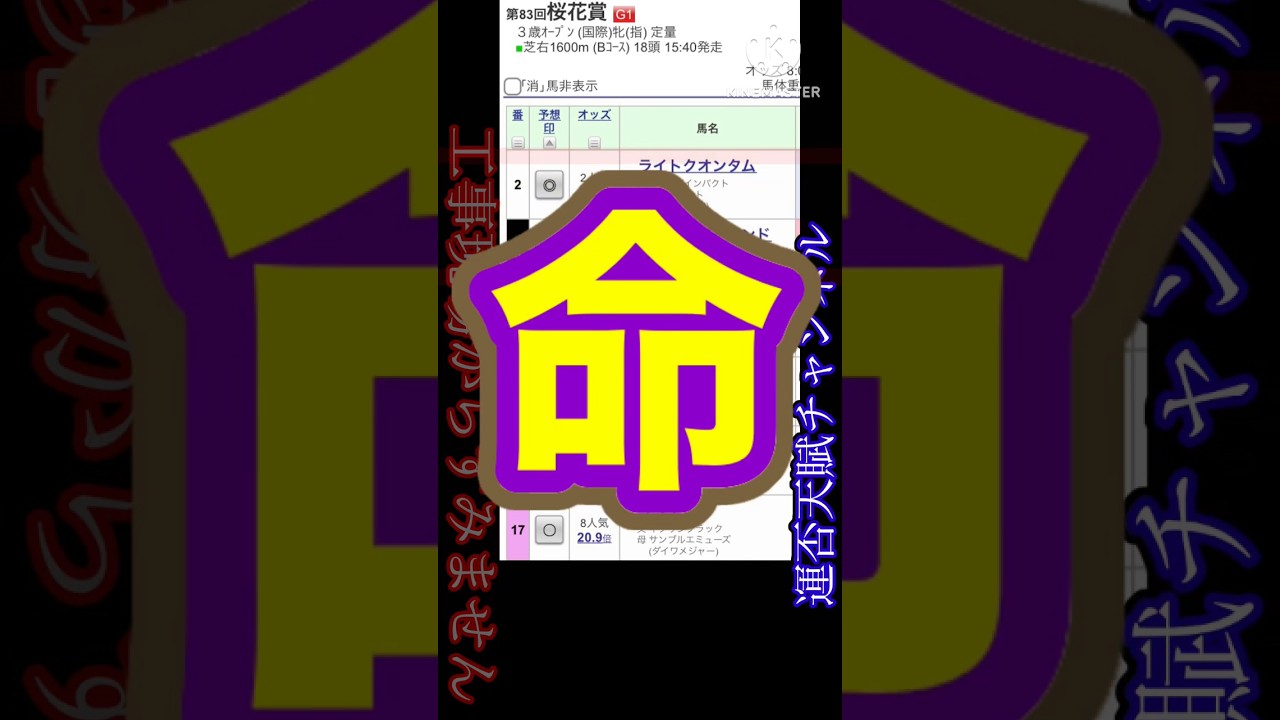 桜花賞2023レース予想！今回は荒れるとは思いつつもつつもつつもつつもたせ！！！ #ギャンブル #競馬