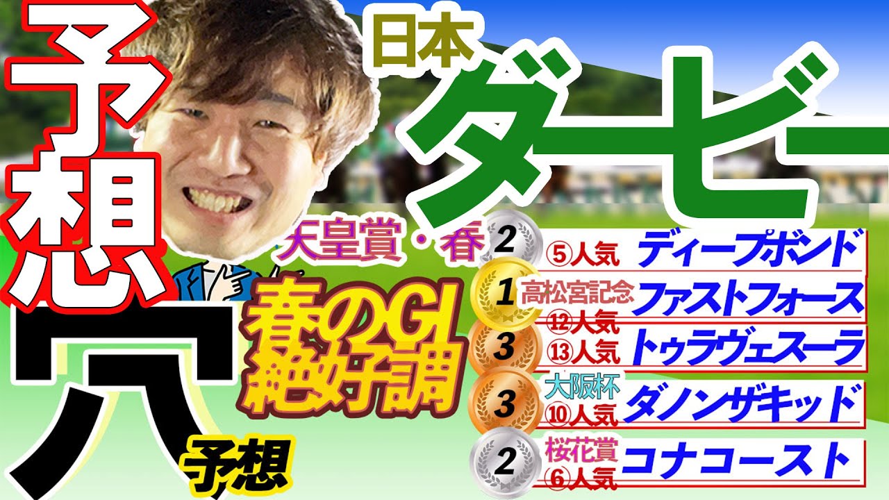 【皐月賞にヒントあり！】GⅠ日本ダービー 穴馬予想　【元競馬専門紙記者 】