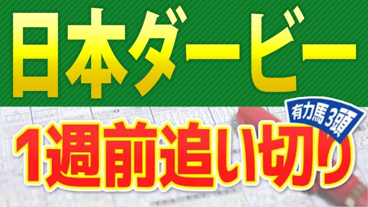 【日本ダービー2023年】有力馬の1週前追い切り映像や馬体診断、出走予定馬の予想オッズと想定騎手🐴 ～JRA東京優駿の競馬予想～