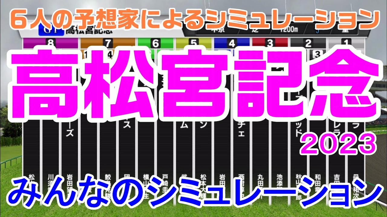 高松宮記念2023 みんなのシミュレーション【スタポケ】【競馬予想】枠順確定後 重馬場 ナムラクレア メイケイエール アグリ ピクシーナイト トウシンマカオ ウインマーベル【AIシミュレーション】