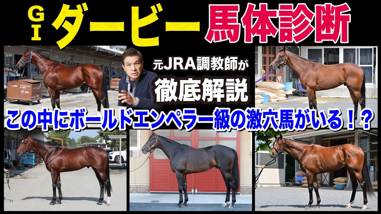 【ダービー2023】中村均元調教師が馬体診断　皐月賞からの成長度を見抜く！　ボールドエンペラー級の穴馬は？《東スポ競馬ニュース》