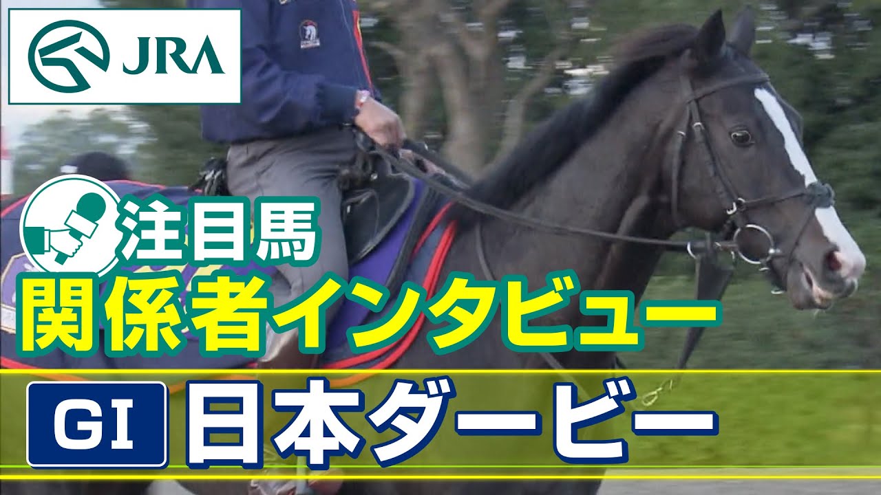 【注目馬 関係者インタビュー】2023年 日本ダービー｜JRA公式