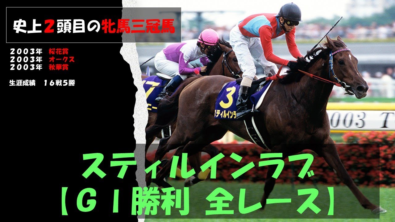 【三冠馬】スティルインラブ　史上２頭目の牝馬三冠馬　ＧⅠ勝利全レース