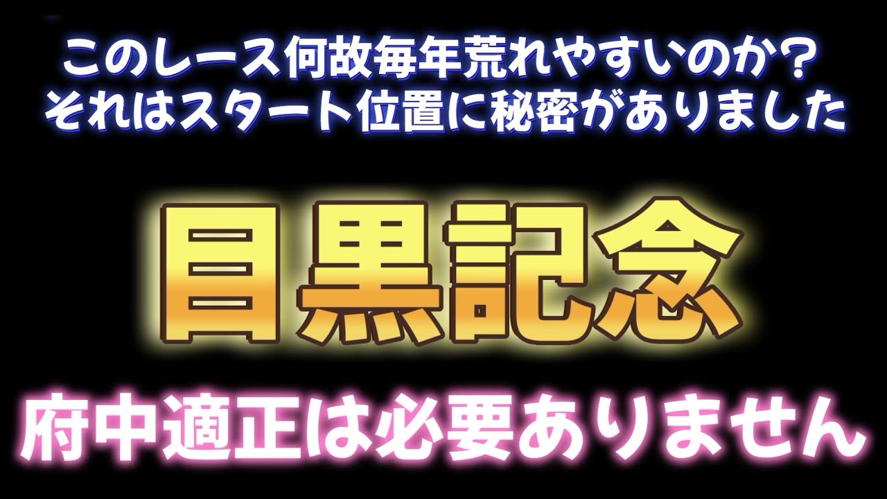 目黒記念、本命候補はこの馬になりました。