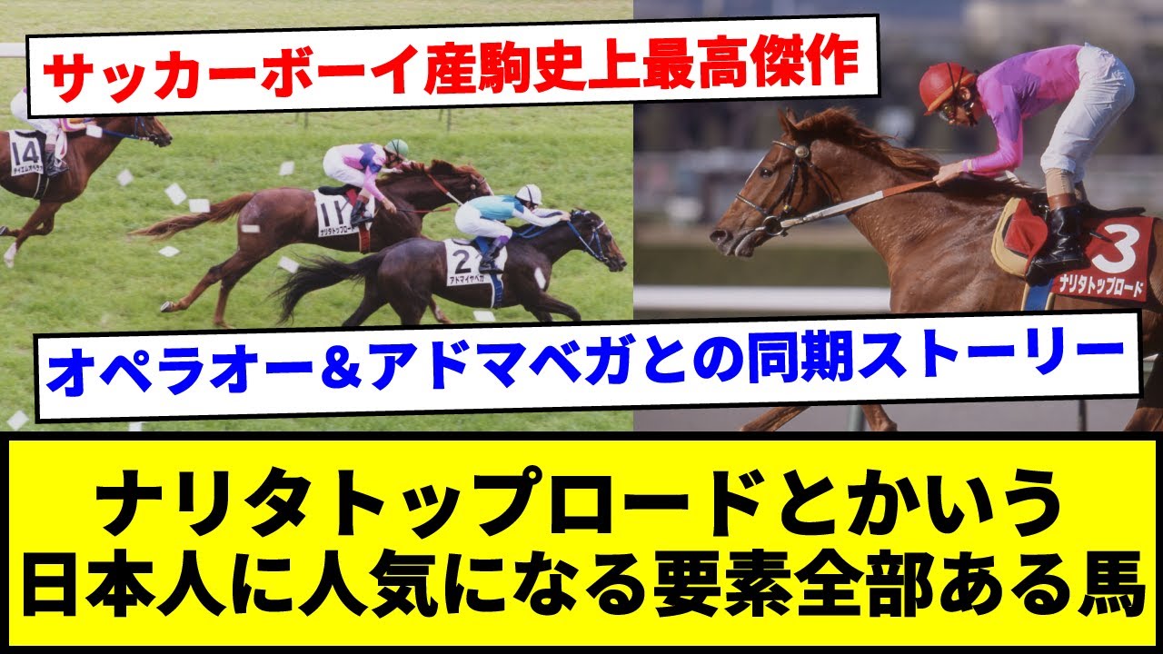 【競馬】ナリタトップロードとかいう日本人に人気になる要素全部ある馬