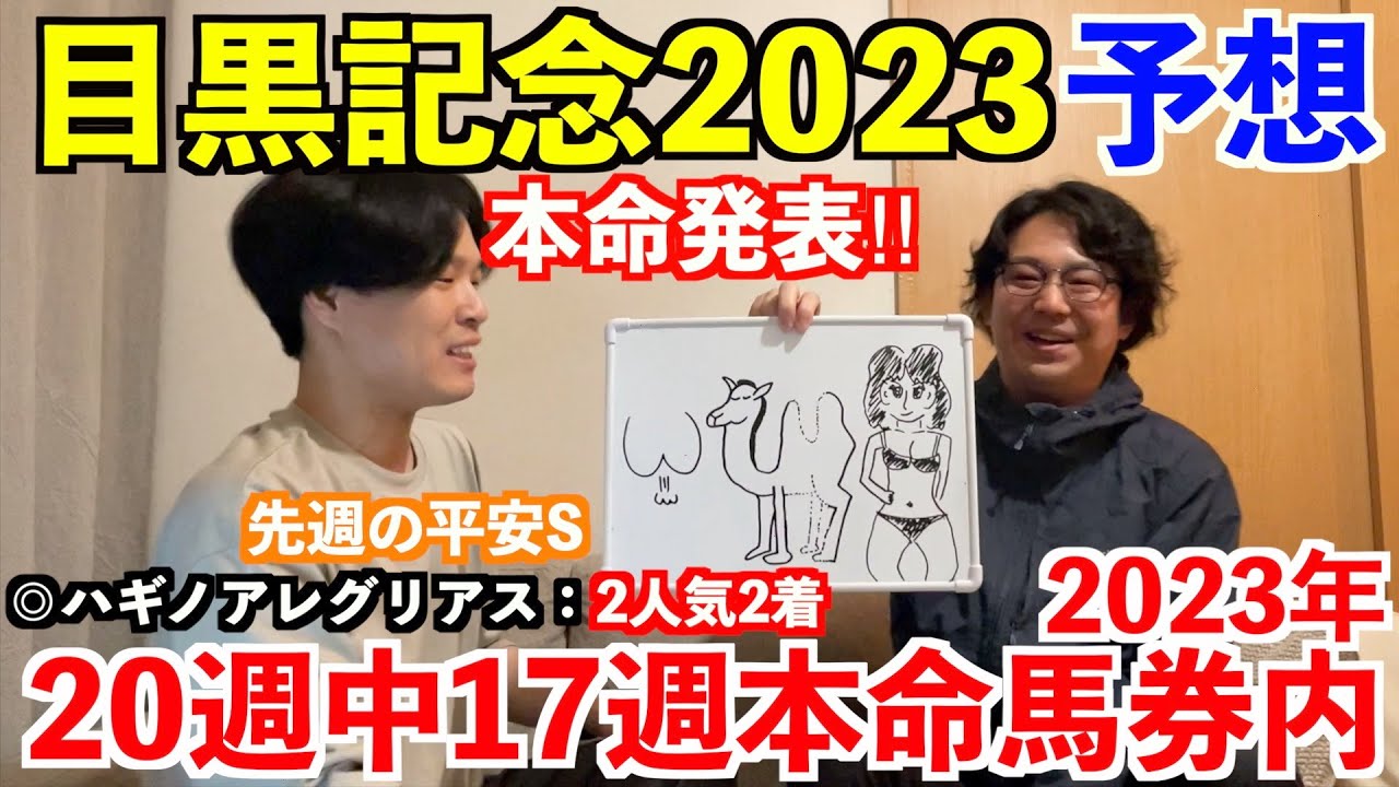 【目黒記念2023予想】本命発表！！先週◎ハギノアレグリアス2人気2着！2023年重賞予想20週中17週本命馬券内。