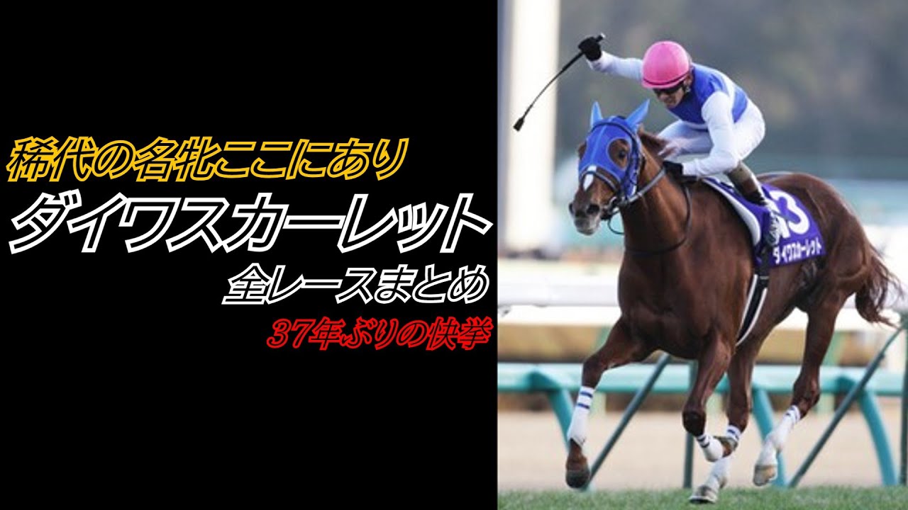 稀代の名牝『ダイワスカーレット』全レースまとめ