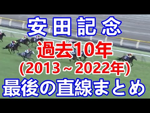 【競馬】安田記念（2013～2022年）最後の直線まとめ