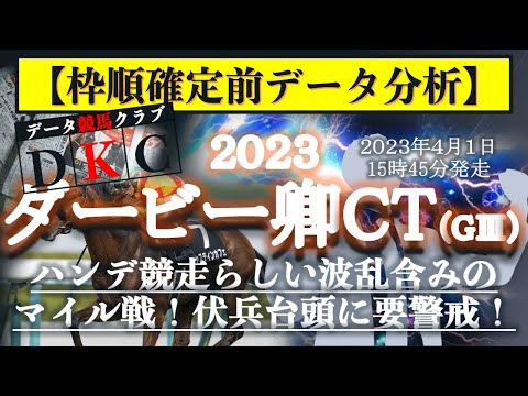 【ダービー卿チャレンジトロフィー2023 枠順確定前データ分析&注目馬PICK UP】ハンデ競走らしい波乱含みのマイル戦！伏兵台頭に要警戒！