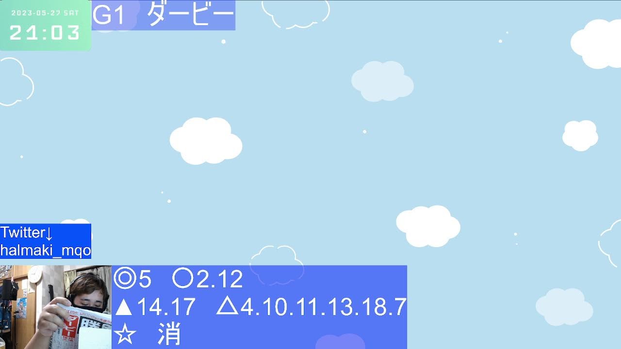 【雑談】20分もかからない競馬予想 #2023ダービー 【１４】