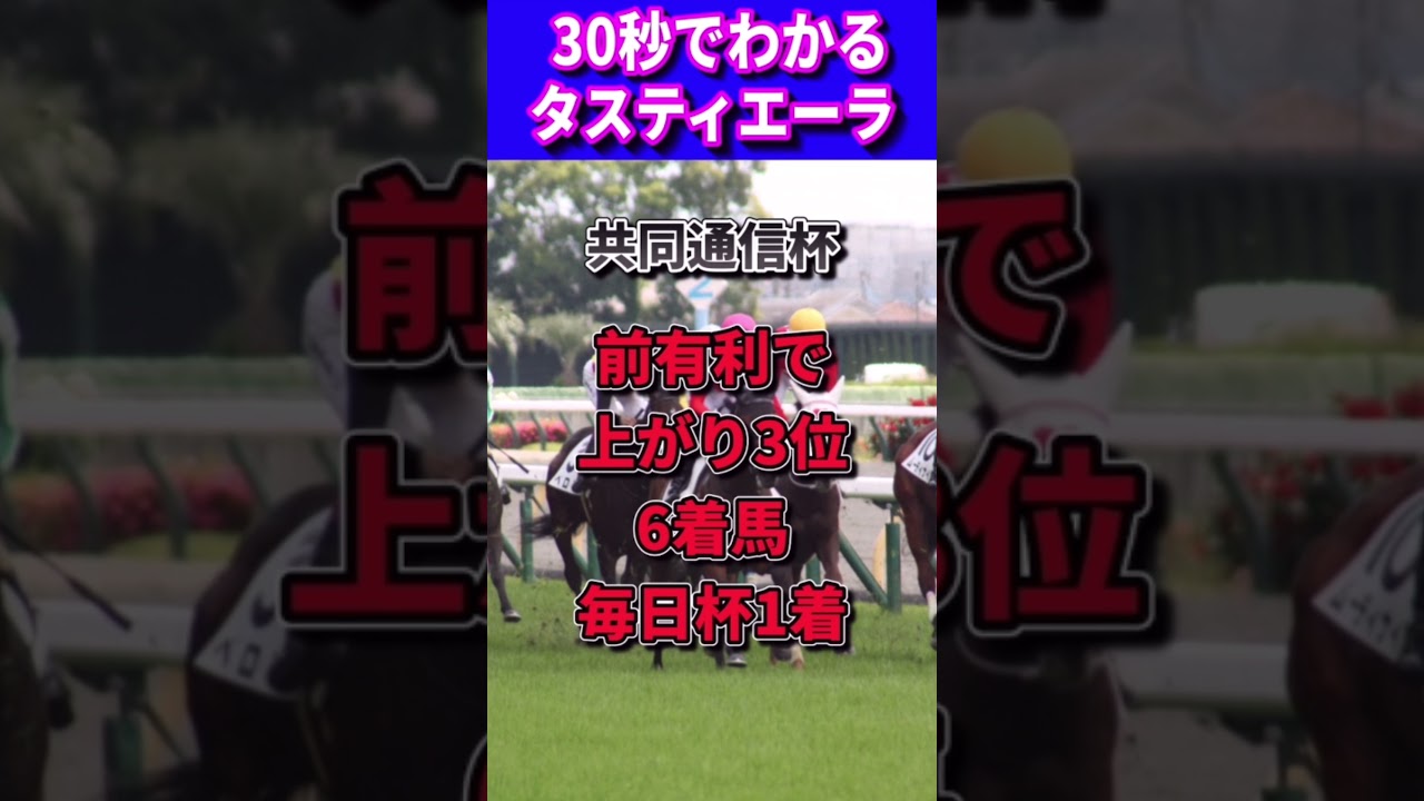 【皐月賞2023】30秒でわかるタスティエーラ